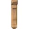 Ekena Millwork Balboa Arts and Crafts Smooth Bracket w/ Offset Brace, Western Red Cedar, 5 1/2"W x 14"D x 26"H BKT0604X14X26BOA03SWR - alternate 2